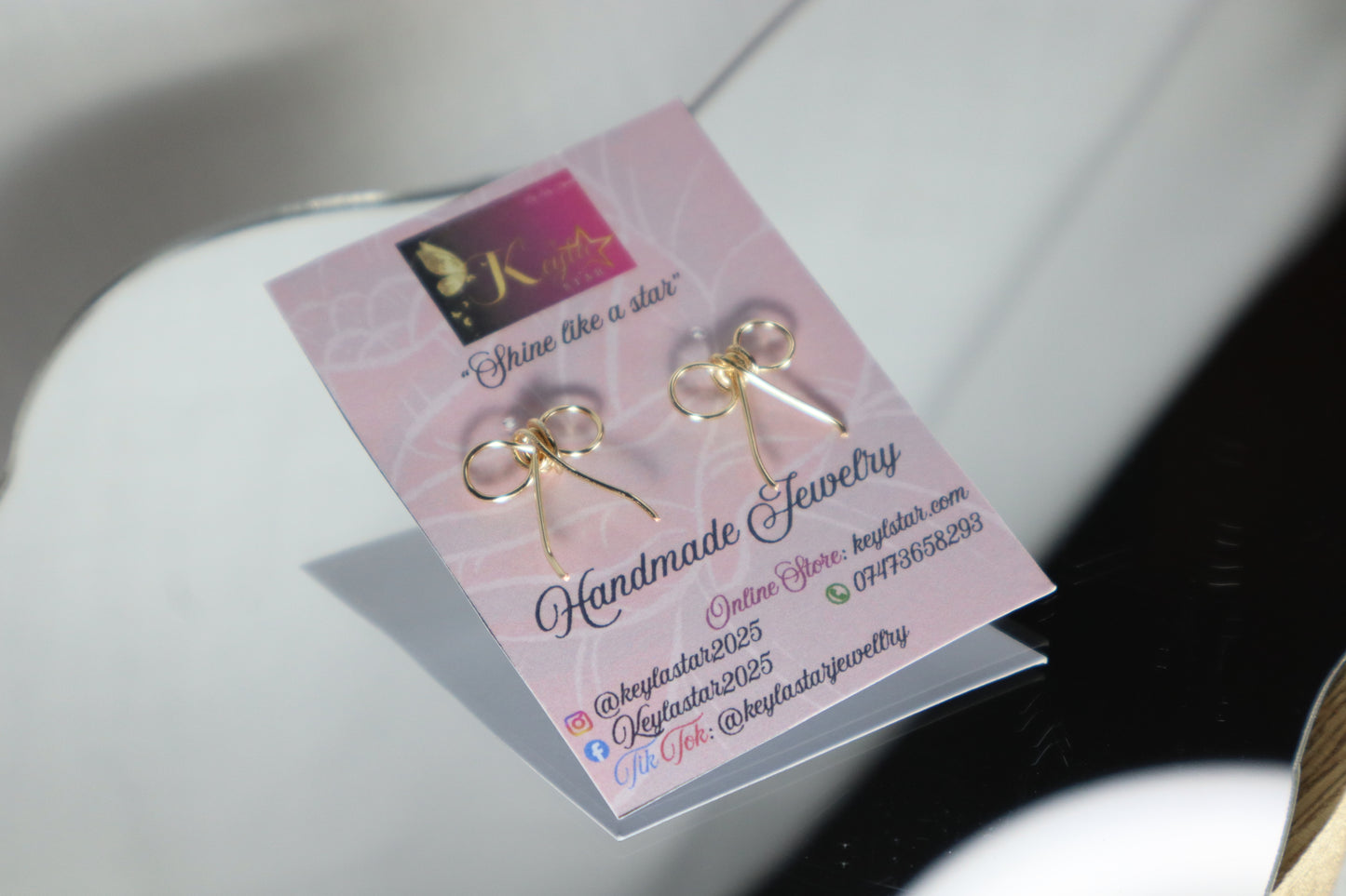 Winter Bows Earrings