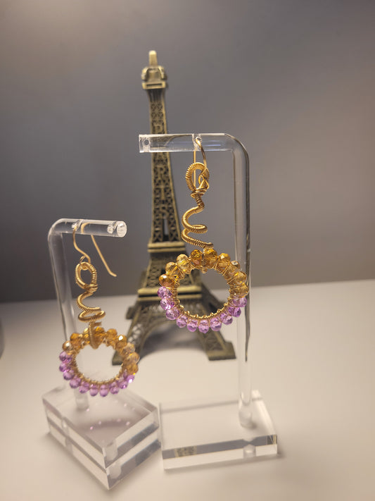 “Aurora” Circular Earrings